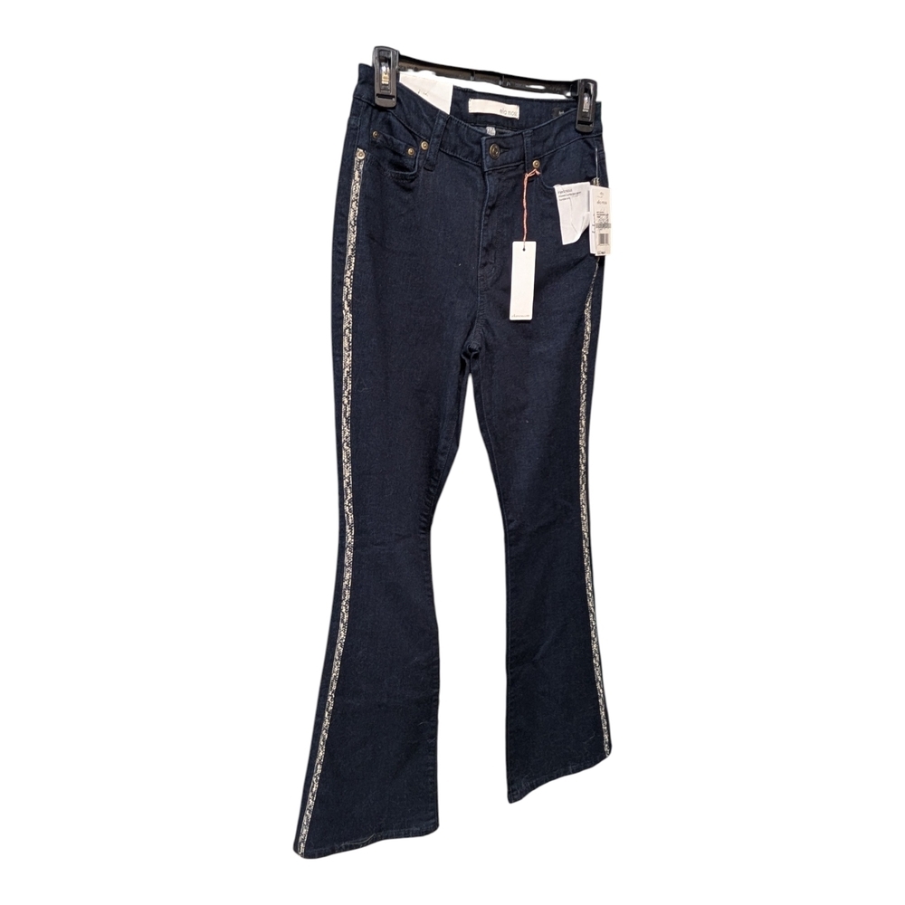 Ella Moss Denim Jeans with Silver Accents - Picture 3 of 8